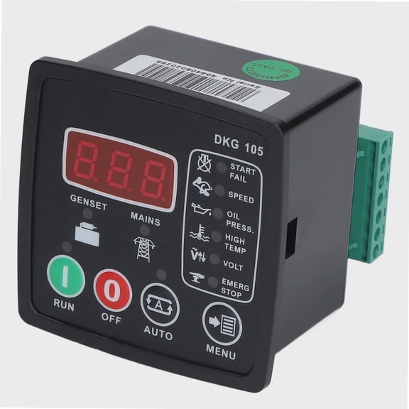 Genset Controller Module, DC Engine Speed Control Unit Controller Auto Start Stop Diesel Engine Controller for Diesel Gasoline Engine Generator