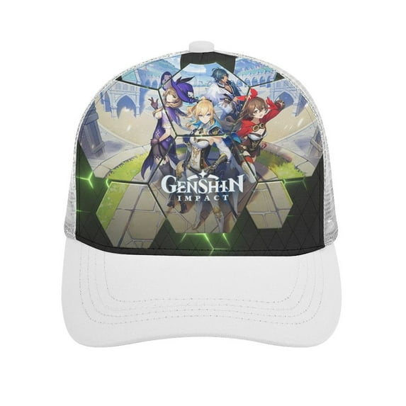 Genshin Impact Adult Baseball Cap Adjustable Sun Visor Hat Prints Trucker Hats Skull Cap Headwear for Men Women