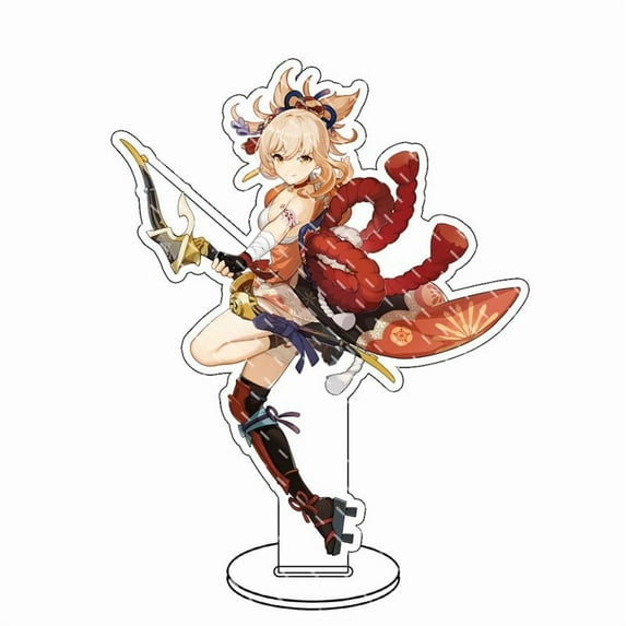 Genshin Impact Anime Figure Acrylic Stand Varesa Ifa Mavuika Model Plate 1pc Desk Decor Standing Sign Game