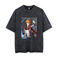 thumbnail image 1 of Genshin Impact Arataki Itto Paimon T-shirt Washed cotton vintage crewneck T-shirt Naganohara YoimiyaT-shirt, 1 of 5