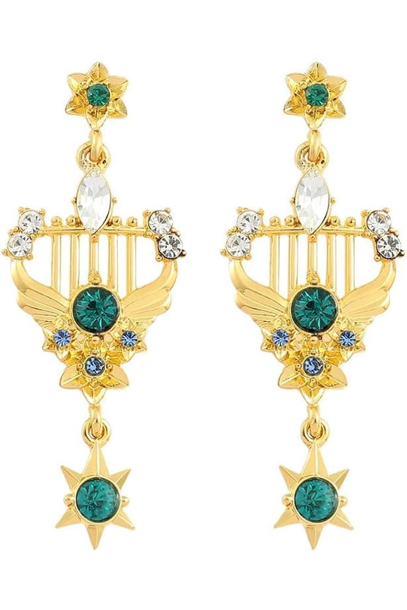 Genshin Impact Creative Earrings, Anime Character Xiao Zhongli Keqing Venti Cosplay Irregular Drop Earrings Jewelry Accessories Gifts for Fans Women[a003]