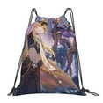 thumbnail image 1 of Genshin Impact Drawstring Backpack Simple Sports Gym Bag Draw String Bags Casual Rucksack, 1 of 9