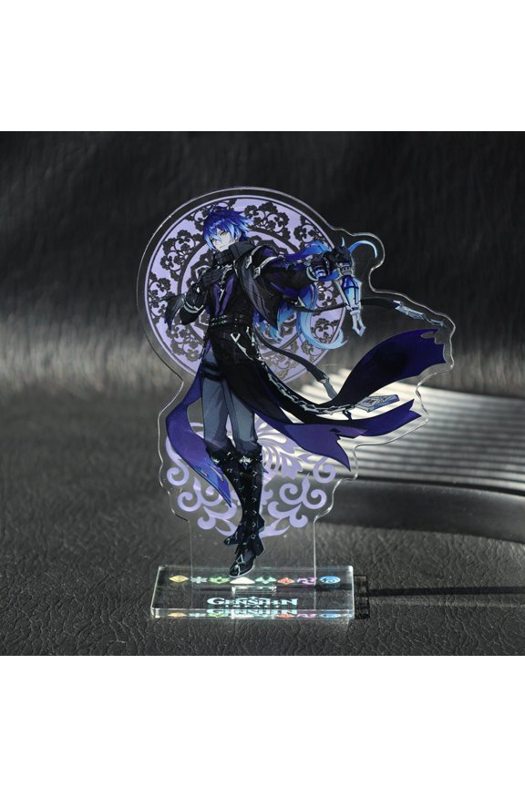 Genshin Impact Flins Acrylic Standee, Character Desk Decor, Anime Gift (1 standee_15cm)