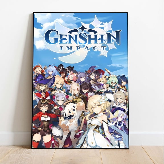 Genshin Impact Game Poster - MULTIPLE SIZE, UNFRAMED