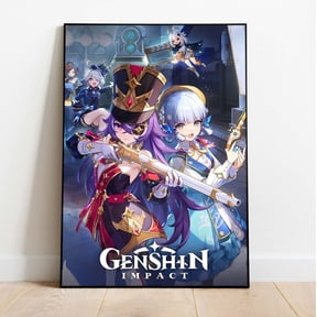 Genshin Impact Game Poster - MULTIPLE SIZE, UNFRAMED