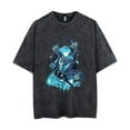 thumbnail image 1 of Genshin Impact KeqingT-shirt Ganyu Beelzebul Game clothes Summer crewneck sweatshirt, 1 of 5