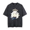 thumbnail image 1 of Genshin Impact KeqingT-shirt Ganyu Beelzebul Game clothes Summer crewneck sweatshirt, 1 of 5