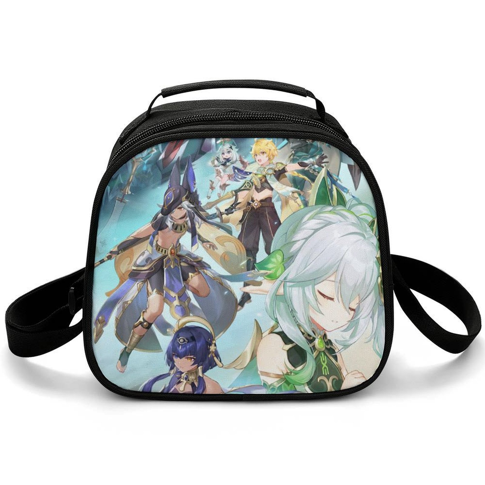 Genshin Impact Lunch Bags Reusable Insulated Lunchbox Container ...