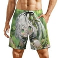 thumbnail image 1 of Genshin Impact Mens Swim Trunks with Compression Liner Board Shorts Quick Dry Swim Shorts Bathing Suits L, 1 of 8