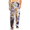 thumbnail image 1 of Genshin Impact Pajamas Pants 3D Printing Wide Leg PJ Pant Loungewear Casual Comfy Sleepwear Lounge Pants for Men WomenL, 1 of 9