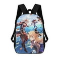 thumbnail image 1 of Genshin Impact Printed Backpack 17 Inch Shoulder Backpack Lightweight High-capacity Casual Daypack Bookbag, 1 of 8