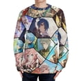 thumbnail image 1 of Genshin Impact Unisex Sweater Long Sleeve Round Neck Pullover Jumper Fall Winter Clothes Print Tops Blouse 3XL, 1 of 6