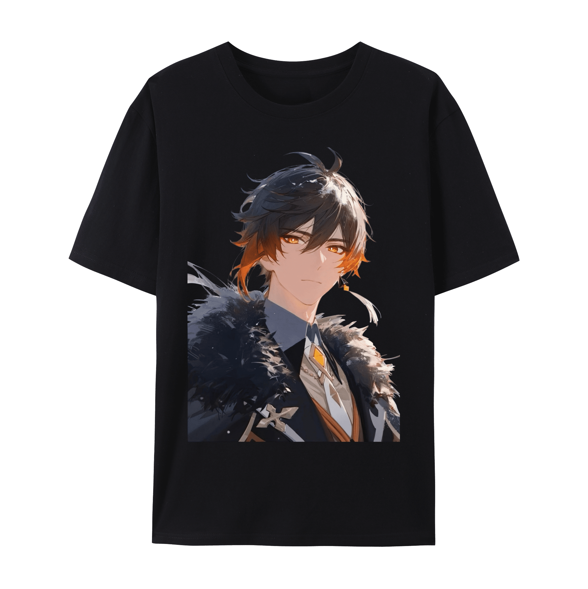 Genshin Impact T Shirt,ZHONGLI Short Sleeve TShirt,Genshin Impact