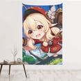 thumbnail image 1 of Genshin Impact Tapestry Dorm Decor Wall Hanging Tapestries Window Curtain Picnic Mat Beach Blanket 60x40 Inch, 1 of 9