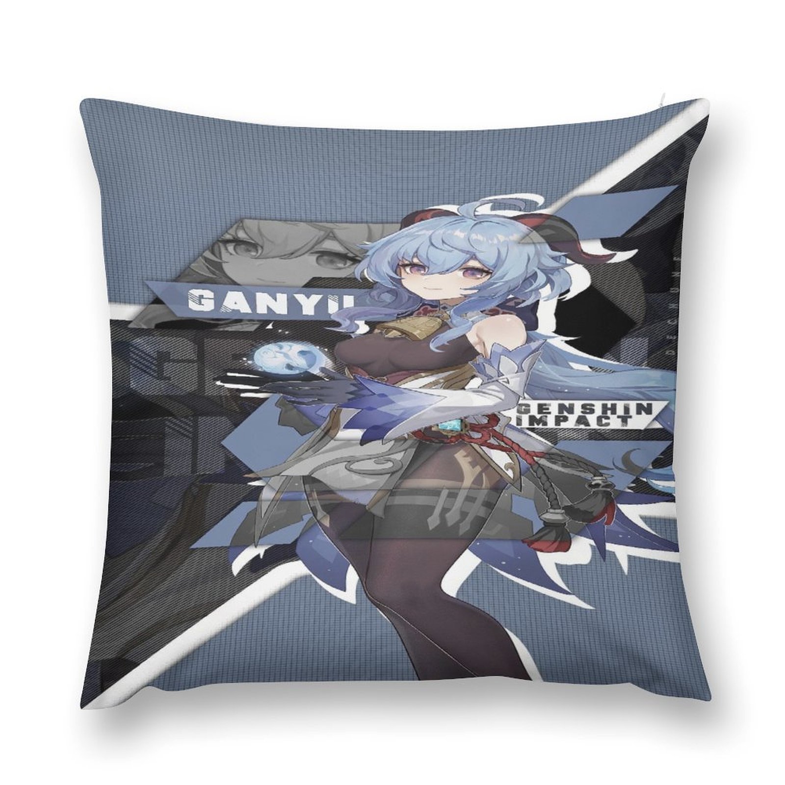 Genshin Impact Throw Pillow Covers Cartoon Pillow Case Square Cushion