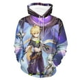 thumbnail image 1 of Genshin Impact Unisex Adult Hoodie Casual Hooded Sweatshirt Pullover Novelty 3D Printed Sweater Jacket XL, 1 of 8