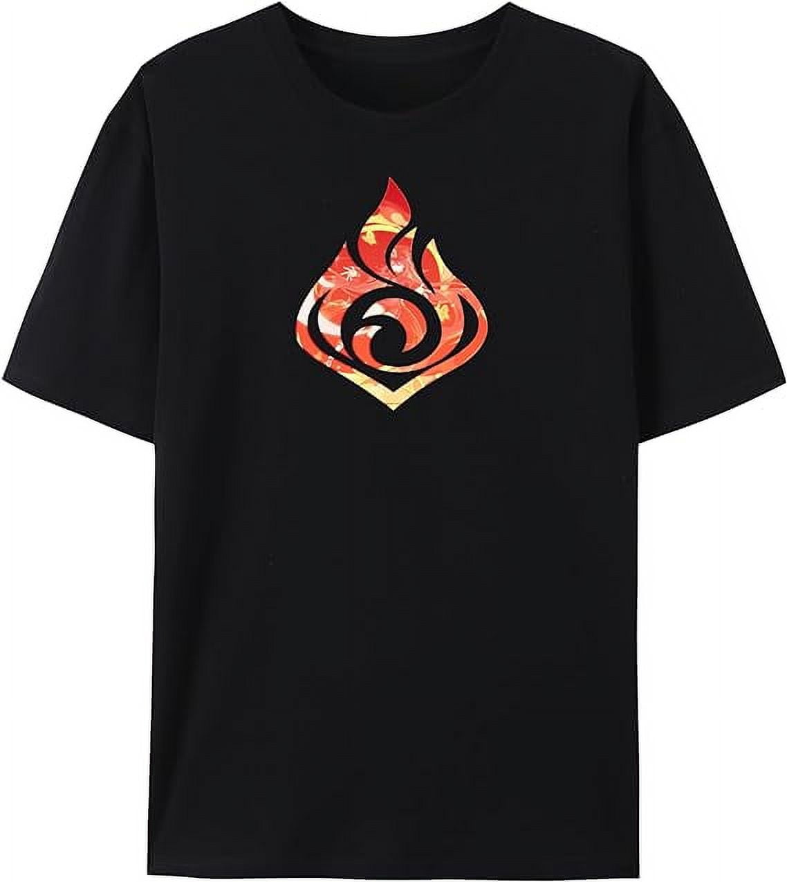 Genshin Impact Unisex T Shirt, Genshin Characters Tee, Element with