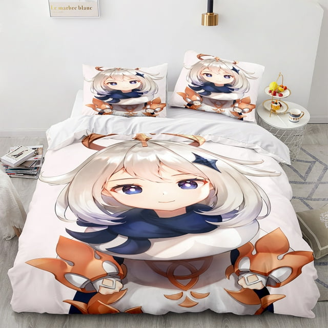 Genshin Impact Yuanshen Crossborder Threepiece Animation Series Quilt