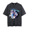thumbnail image 1 of Genshin Impaktekaedhara Kazuhart shirt Sasa washed cotton vintage crewneck shirt, 1 of 5