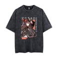 thumbnail image 1 of Genshin Impaktekaedhara Kazuhart shirt Sasa washed cotton vintage crewneck shirt, 1 of 5