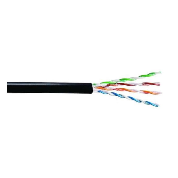 Genspeed Category Cable,Unshielded,Black Jacket 7133807