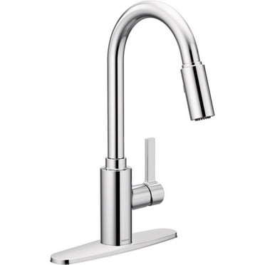 Genta Gooseneck,Chrome,Moen,Gena,Brass,1.5gpm 7882