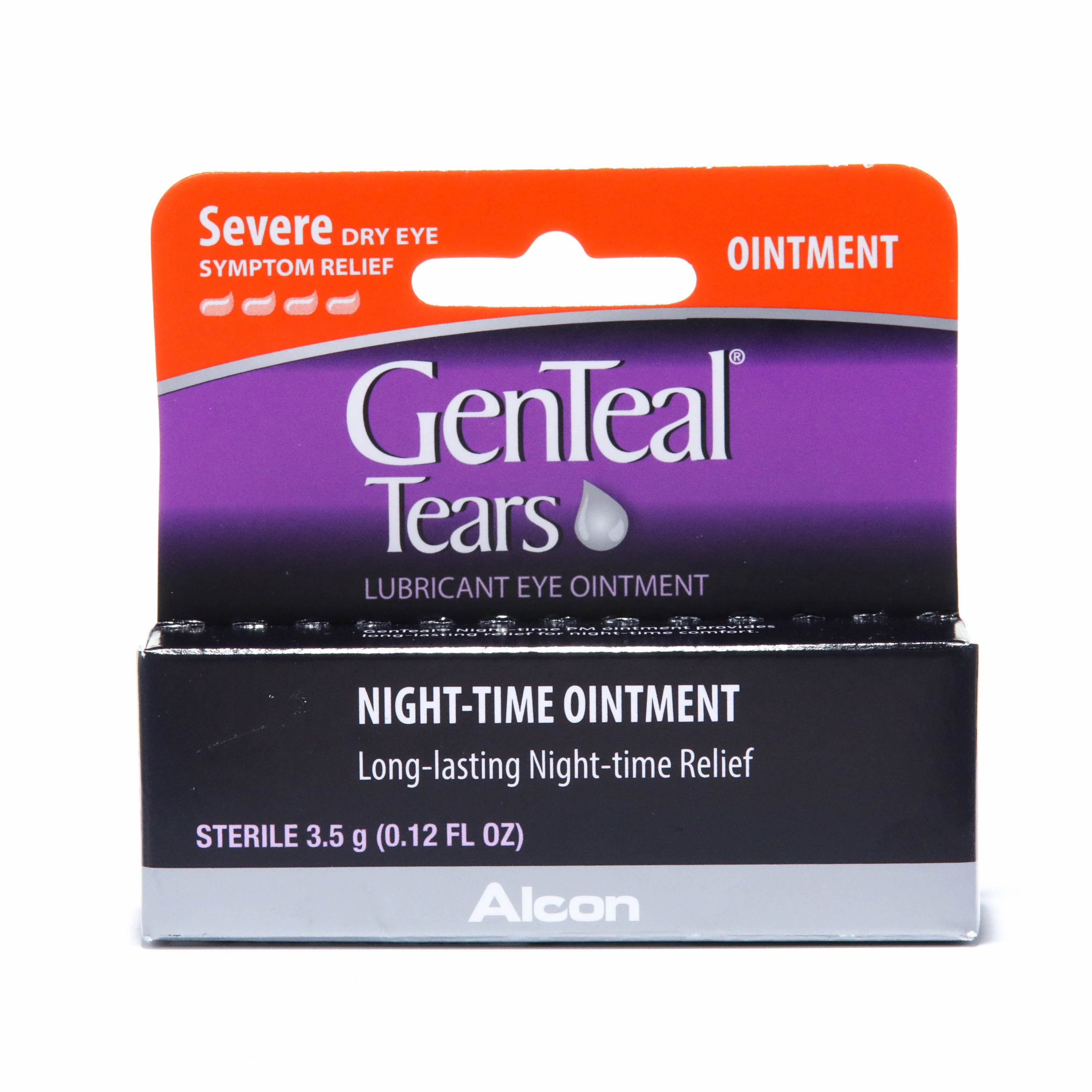 Genteal Dry Eye Care Nighttime Lubricant Eye Gel Ointment, 3.5 Grams ...