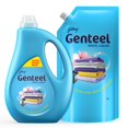 Genteel Matic Liquid Detergent 1Kg Bottle + 1Kg Refill Pouch For Top