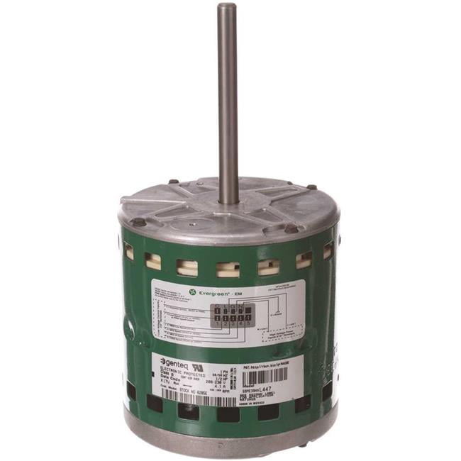 Genteq 6205E ECM Direct Drive Blower Motor, 1/2 HP, 208/230V, 5 Speed