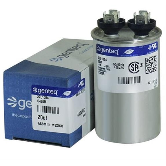 Genteq Pb200E000P440Ca Capacitor Polypropylene Pp Film 20Uf, 440V, 6%, Qc