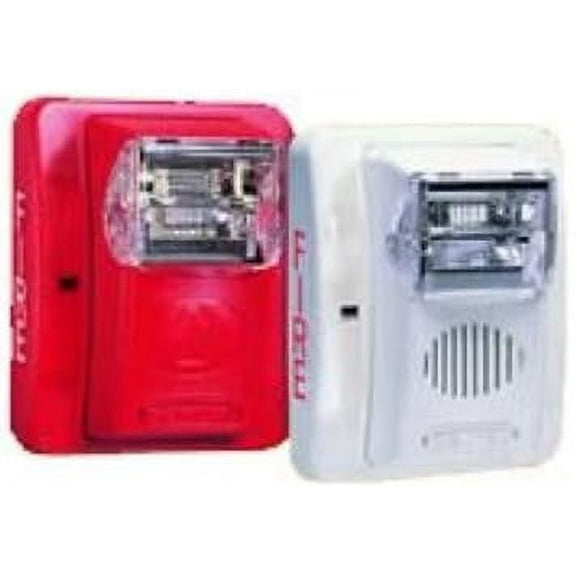 Gentex GES3-24WW 24VDC Selectable Candela Low Profile Evacuation Strobe - Off-White Faceplate