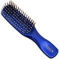 thumbnail image 1 of Gentle 6.5" Nylon Bristle Scalp Sensitive Travel Size Hair Brush, 1 of 24