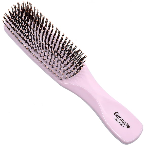 Gentle 7.75" Nylon Bristle Scalp Sensitive Hair Brush