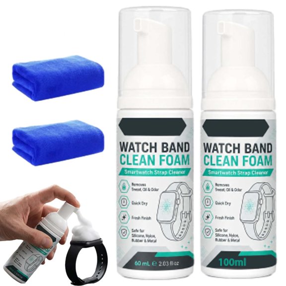 Gentle Active Foam Watch Strap Cleaner, Watch Band Foam Cleane