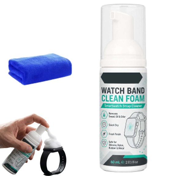 Gentle Active Foam Watch Strap Cleaner, Watch Cleaner