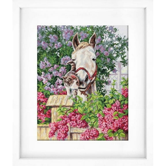 Luca-S Gentle Affection Counted Cross-Stitch Kit