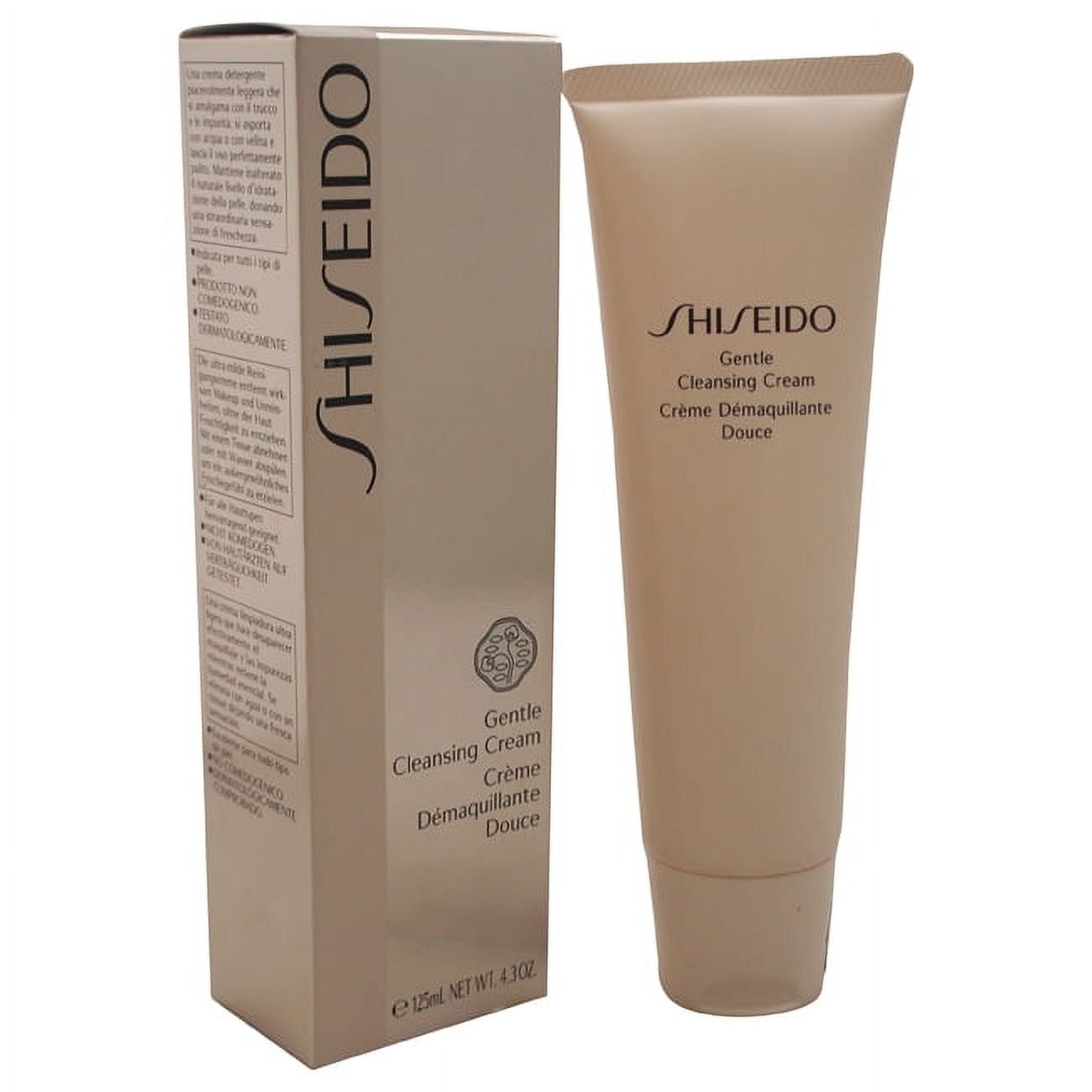 Gentle Cleansing Cream by Shiseido for Unisex - 4.3 oz Cream