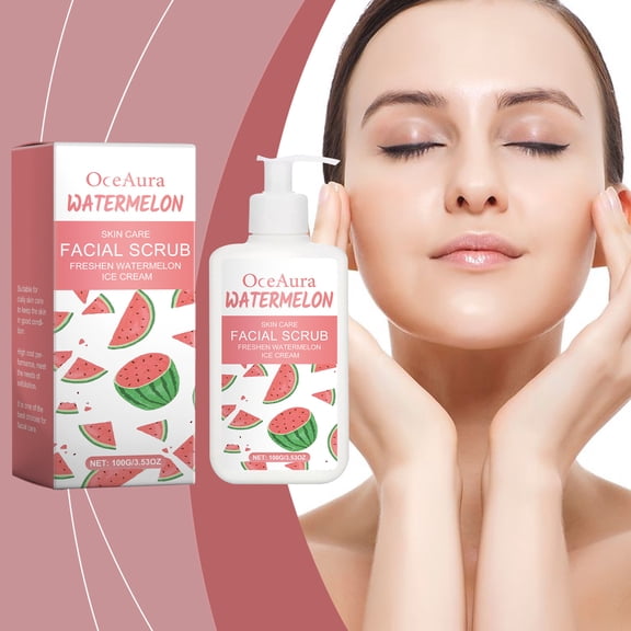 Gentle Exfoliating Scrub Gently Cleanses and Moisturizes, Refines Skin Texture for a Soft and Smooth Complexion