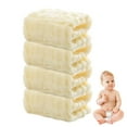 thumbnail image 1 of Gentle Face Cloths for Bath Time, Absorbent & Set of 4 Super-Soft Baby Washcloths, 1 of 5