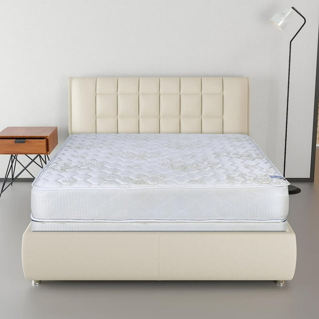 Gentle Firm Tight top Innerspring Mattress and 8" Wood Traditional Box