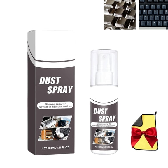 Gentle Formula Keyboard Cleaning Spray, Cleaning Spray For Keyboards, Monitors, Dust-Removing Mist For Office Equipment, Creen & Device Cleaner
