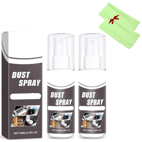 Gentle Formula Keyboard Cleaning Spray, Computer Screen Cleaner Spray for Keyboard Mouse Monitor Phones (2Pc)