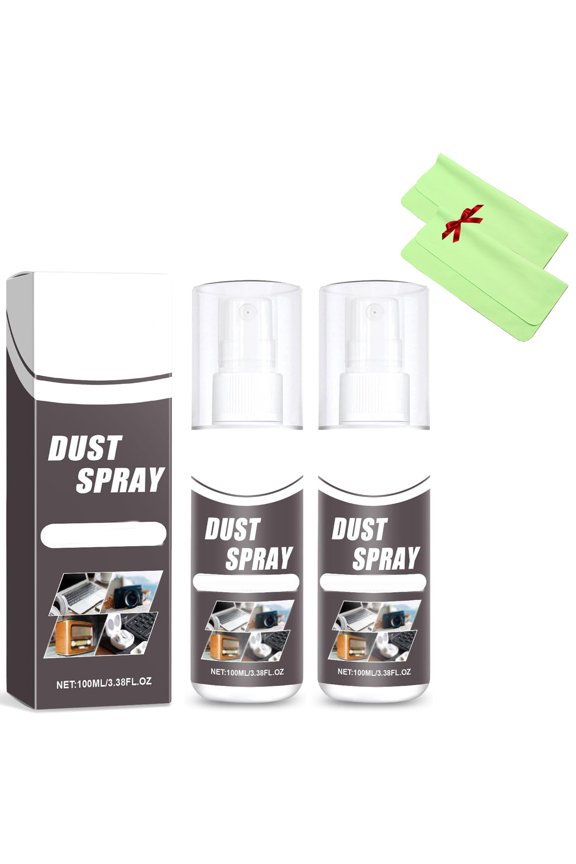 Gentle Formula Keyboard Cleaning Spray, Computer Screen Cleaner Spray for Keyboard Mouse Monitor Phones (2Pc)