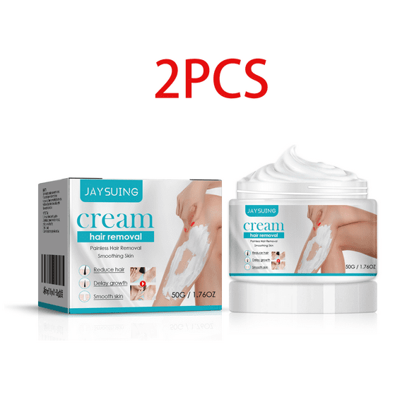 Gentle Hair Removal Cream Underarm/Legs/Bikini Ready, Minimizes Stubble, Non-irritating, Erases Hair from Root, Delays Regrowth,Silk-Smooth Skin
