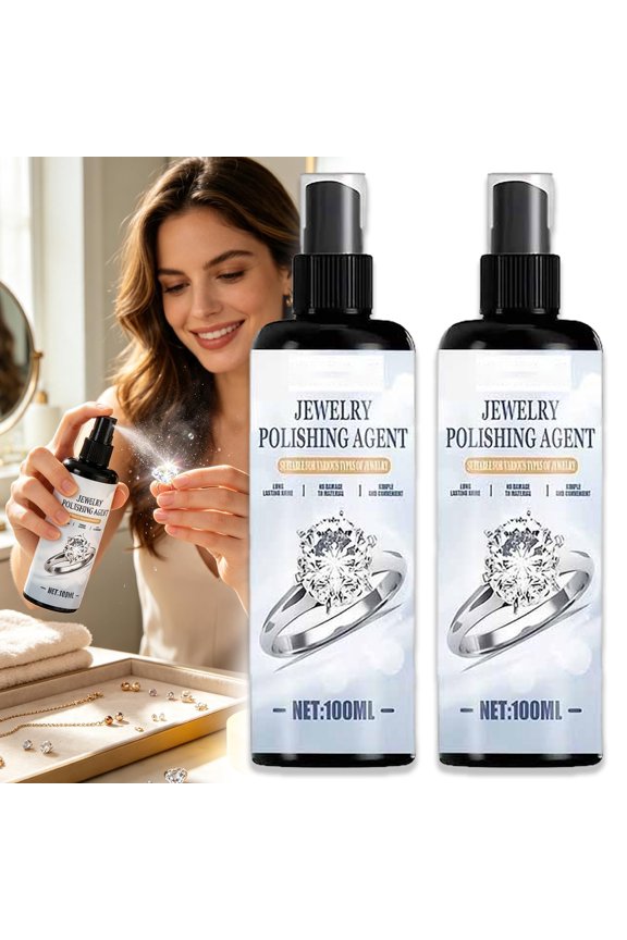 Gentle Jewelry Cleaning Spray, For Quick and Easy Jewelrys Cleaner Solution, Protection Maintain Brilliant Luster