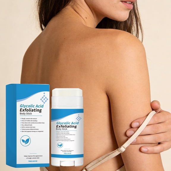 Gentle Keratinizing Body Cleanser Stick for Removing Rough Old Keratin, Exfoliating Body Stick for Smoother Delicate Skin, Body Cleansing Bar for Men Women, Daily Shower Skin Care Treatment, 75g
