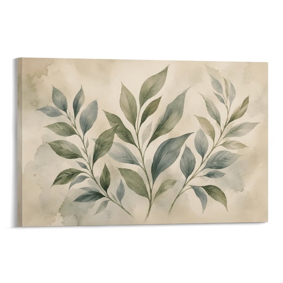 Gentle Leaves Poster Wall Art Canvas Aesthetic Music And Movies Decorative Painting for Living Room Bed Room