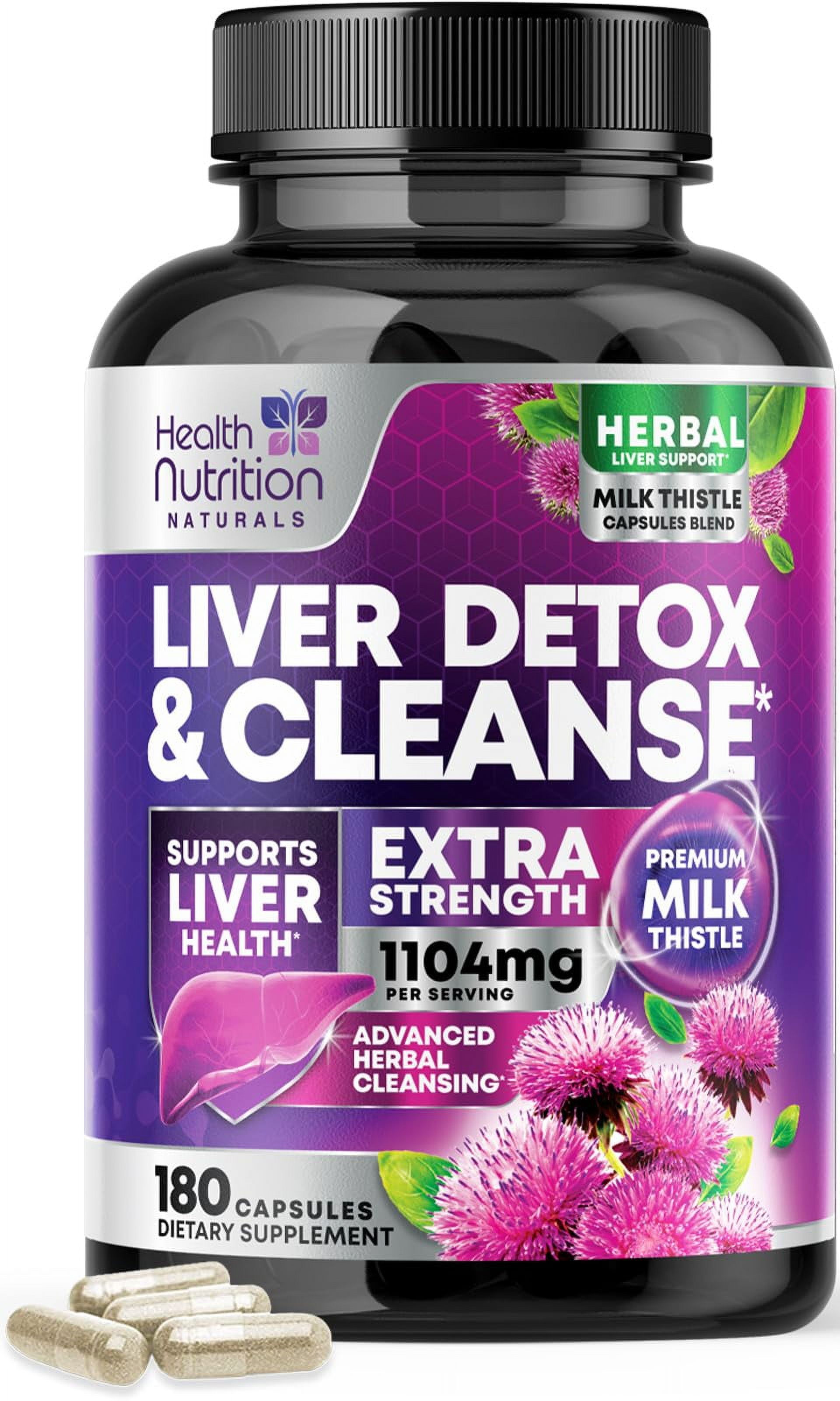 Gentle Liver Cleanse Detox & Repair Formula Herbal Liver Support