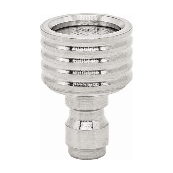 Gentle Non-Destructive High Pressure Washer Nozzle, Stainless Steel Rust-Proof Nozzle with 1/4" Interface, Tool-Free Installation for Car Home Garden Cleaning
