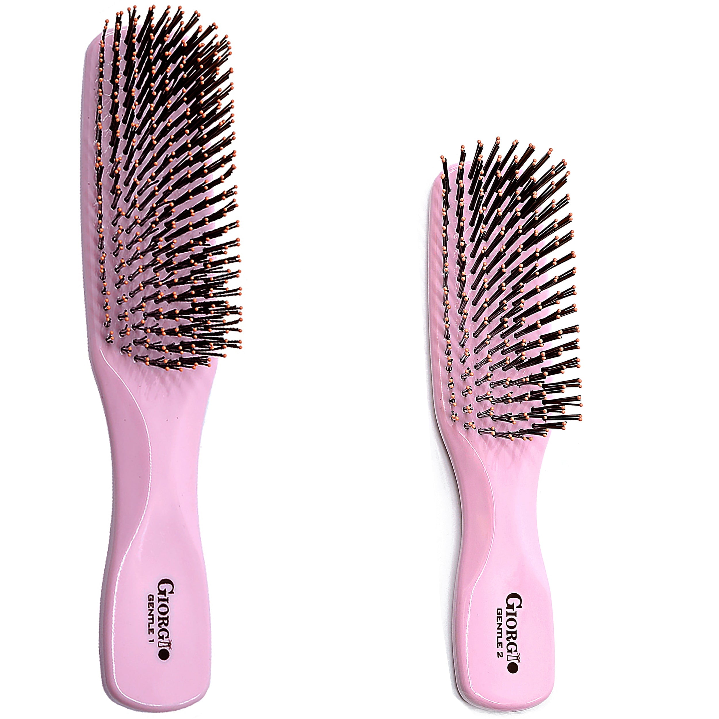 Gentle Nylon Bristle Scalp Sensitive Hair Brush Set